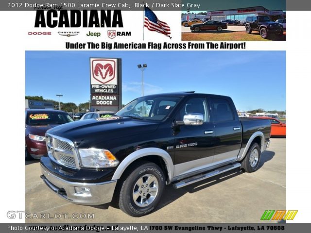 2012 Dodge Ram 1500 Laramie Crew Cab in Black