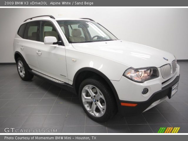 2009 BMW X3 xDrive30i in Alpine White