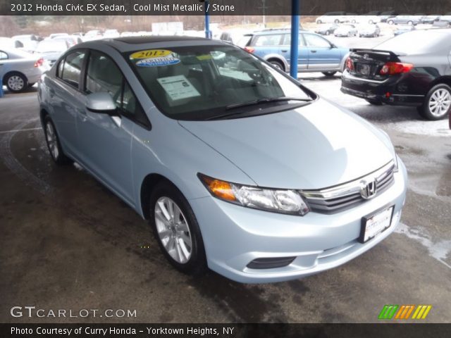 2012 Honda Civic EX Sedan in Cool Mist Metallic