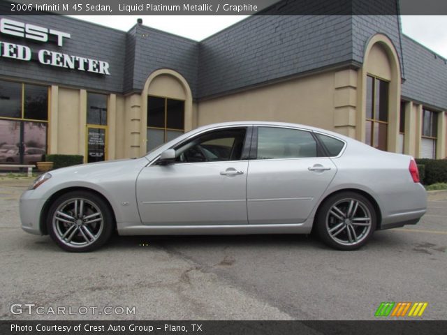 2006 Infiniti M 45 Sedan in Liquid Platinum Metallic