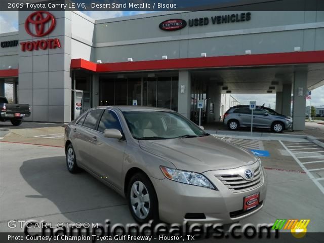 2009 Toyota Camry LE V6 in Desert Sand Metallic