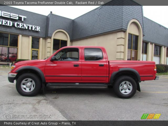 2003 Toyota Tacoma PreRunner Double Cab in Radiant Red