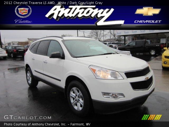 2012 Chevrolet Traverse LS AWD in White