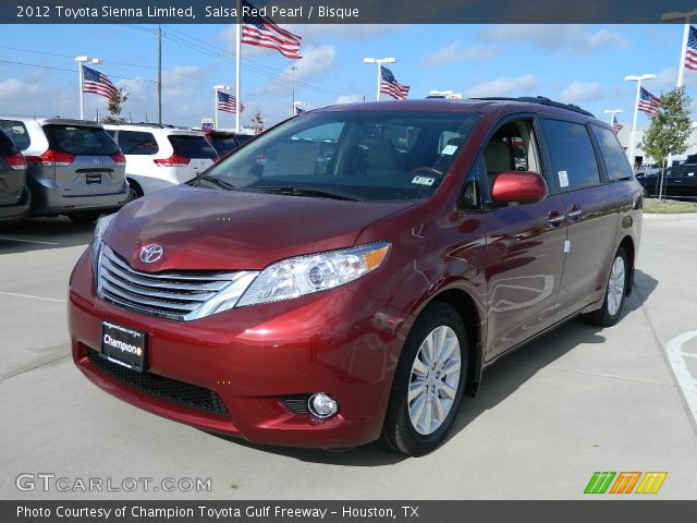 2012 Toyota Sienna Limited in Salsa Red Pearl