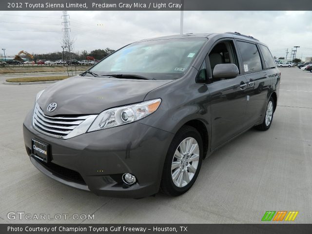 2012 Toyota Sienna Limited in Predawn Gray Mica