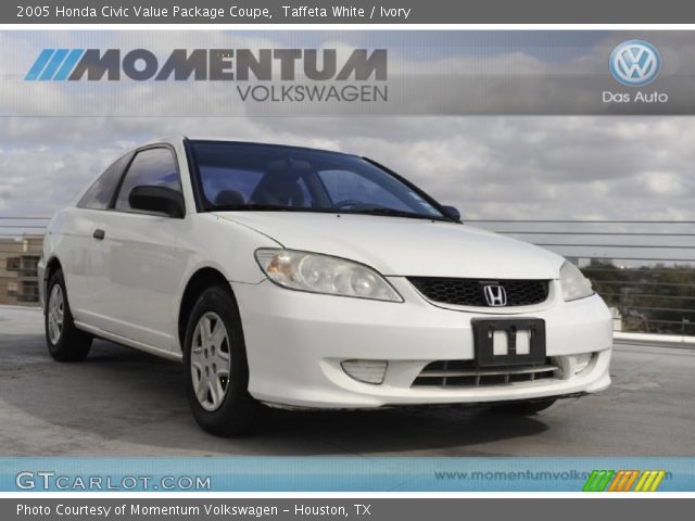 2005 Honda Civic Value Package Coupe in Taffeta White