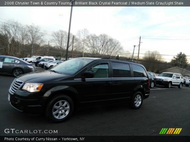 2008 Chrysler Town & Country Touring in Brilliant Black Crystal Pearlcoat