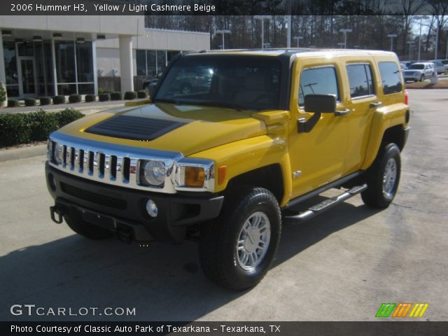 2006 Hummer H3  in Yellow