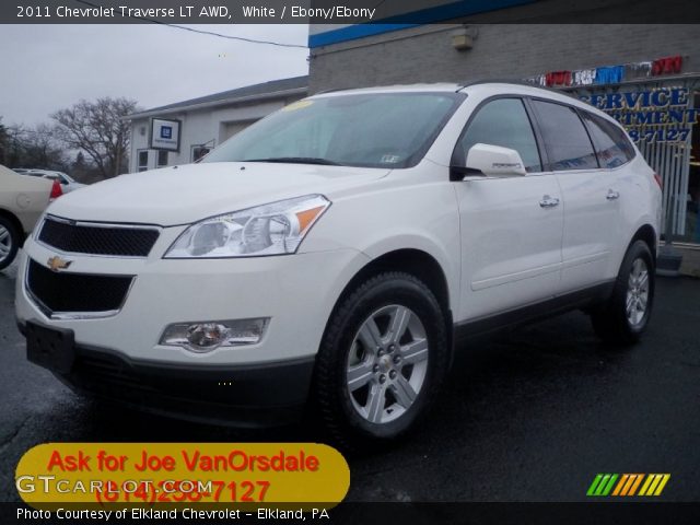 2011 Chevrolet Traverse LT AWD in White