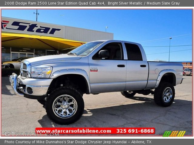 2008 Dodge Ram 2500 Lone Star Edition Quad Cab 4x4 in Bright Silver Metallic