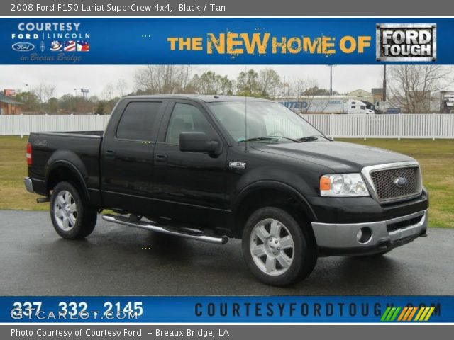 2008 Ford F150 Lariat SuperCrew 4x4 in Black