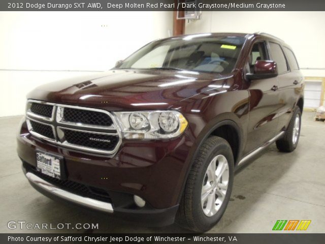 2012 Dodge Durango SXT AWD in Deep Molten Red Pearl