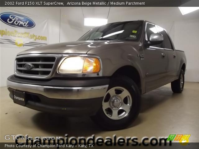 2002 Ford F150 XLT SuperCrew in Arizona Beige Metallic