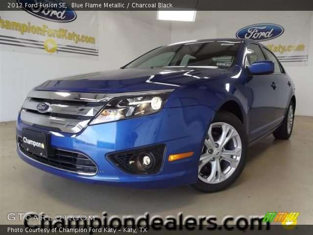 2012 Ford Fusion SE in Blue Flame Metallic