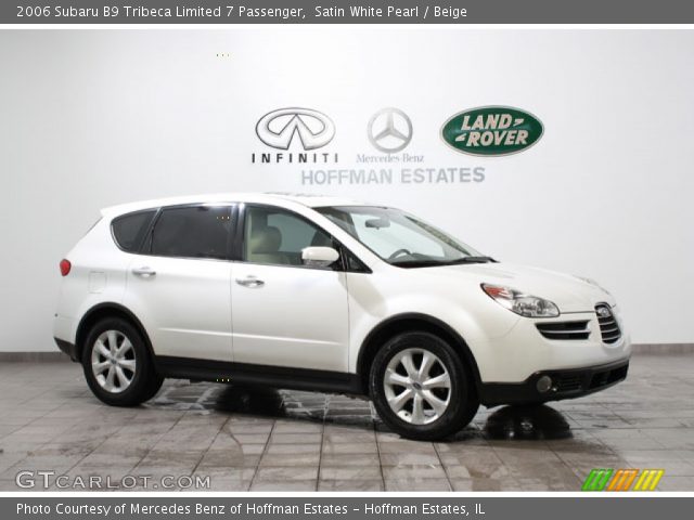 2006 Subaru B9 Tribeca Limited 7 Passenger in Satin White Pearl