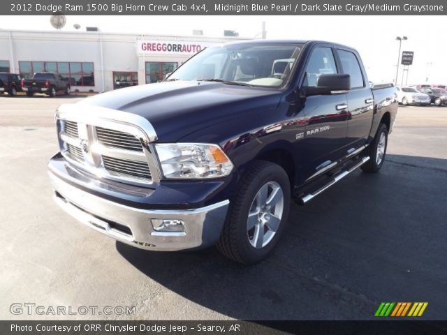2012 Dodge Ram 1500 Big Horn Crew Cab 4x4 in Midnight Blue Pearl