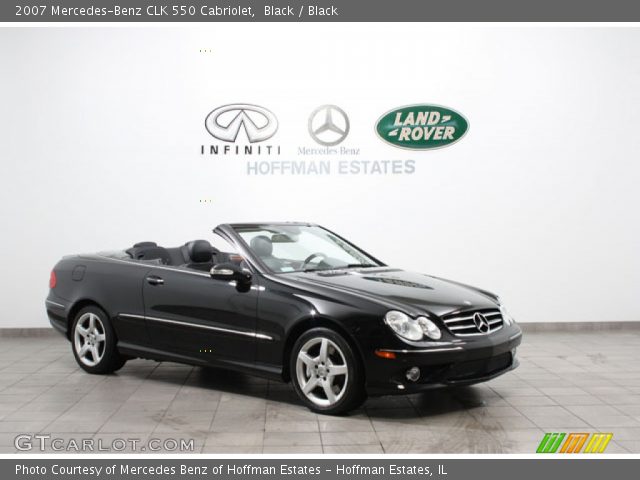 2007 Mercedes-Benz CLK 550 Cabriolet in Black