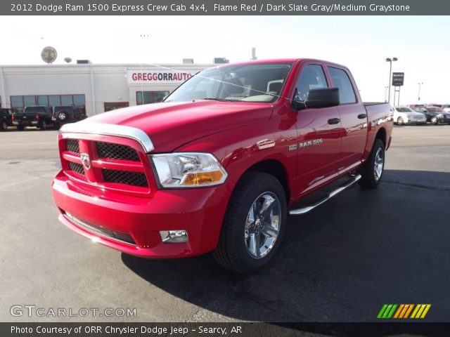 2012 Dodge Ram 1500 Express Crew Cab 4x4 in Flame Red