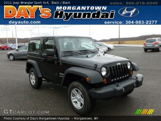 2011 Jeep Wrangler Sport 4x4 in Black