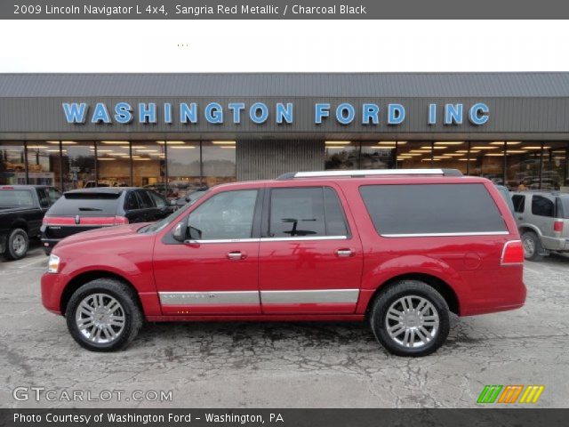 2009 Lincoln Navigator L 4x4 in Sangria Red Metallic