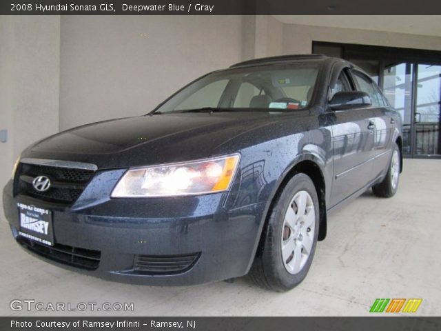 2008 Hyundai Sonata GLS in Deepwater Blue