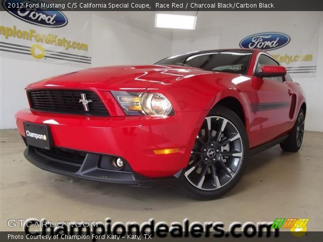 2012 Ford Mustang C/S California Special Coupe in Race Red