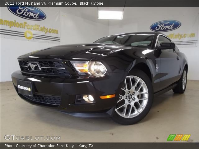 2012 Ford Mustang V6 Premium Coupe in Black