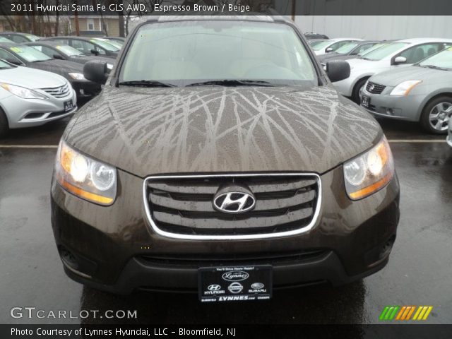 2011 Hyundai Santa Fe GLS AWD in Espresso Brown
