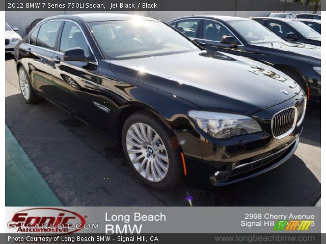 2012 BMW 7 Series 750Li Sedan in Jet Black