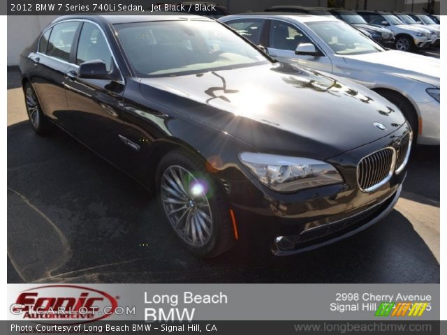 2012 BMW 7 Series 740Li Sedan in Jet Black