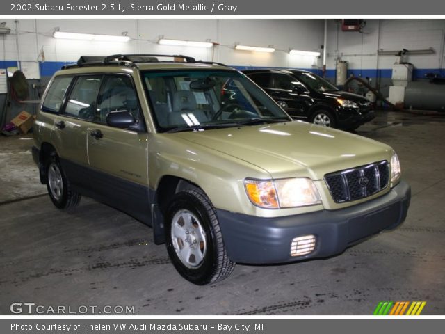 2002 Subaru Forester 2.5 L in Sierra Gold Metallic