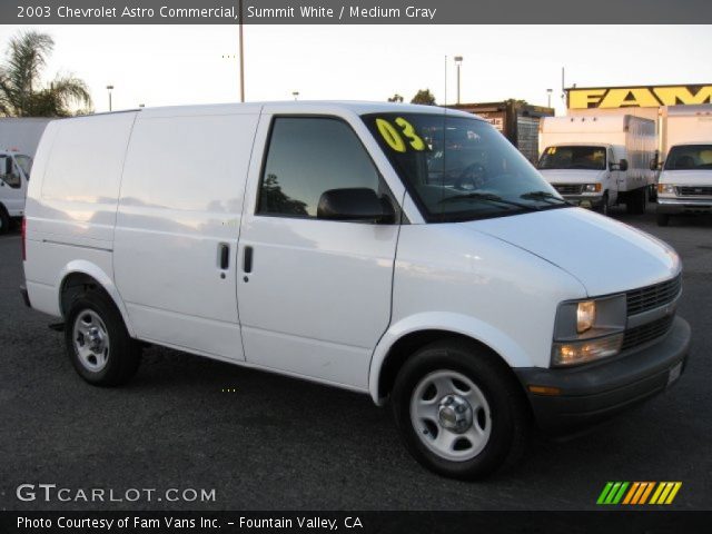 2003 Chevrolet Astro Commercial in Summit White