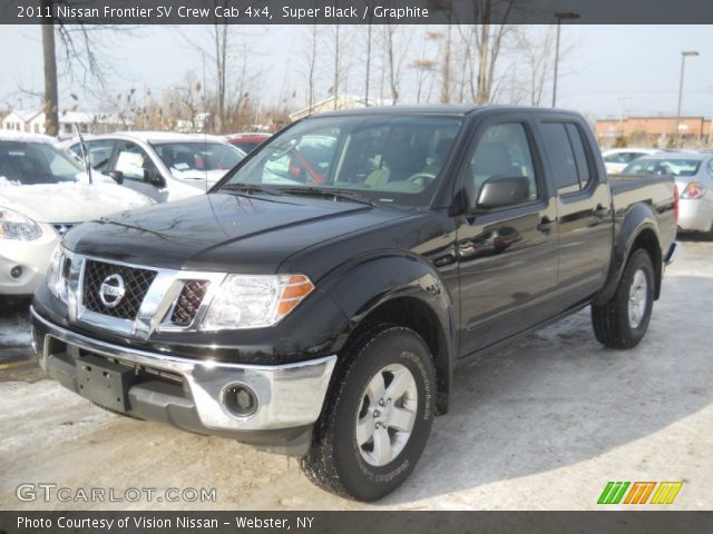 2011 Nissan Frontier SV Crew Cab 4x4 in Super Black