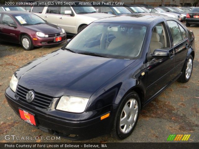 2000 Volkswagen Jetta GLS VR6 Sedan in Atlantic Blue Pearl