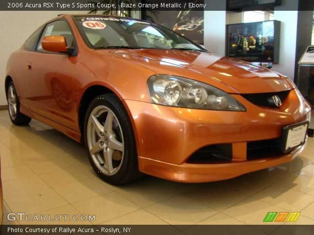 2006 Acura RSX Type S Sports Coupe in Blaze Orange Metallic