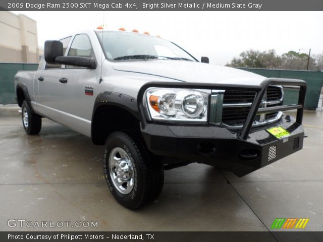 2009 Dodge Ram 2500 SXT Mega Cab 4x4 in Bright Silver Metallic