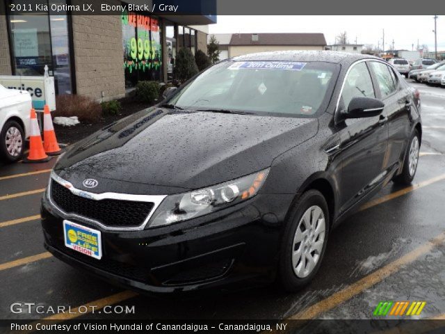 2011 Kia Optima LX in Ebony Black