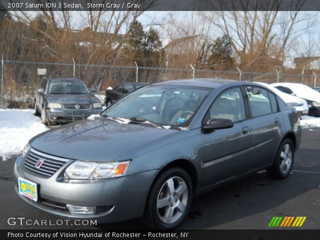 2007 Saturn ION 3 Sedan in Storm Gray