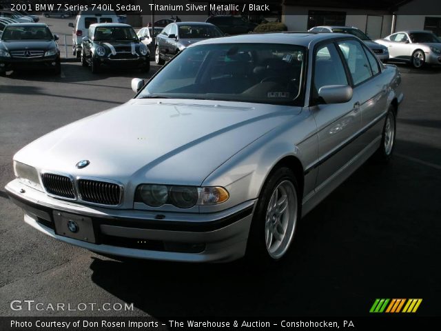 2001 BMW 7 Series 740iL Sedan in Titanium Silver Metallic