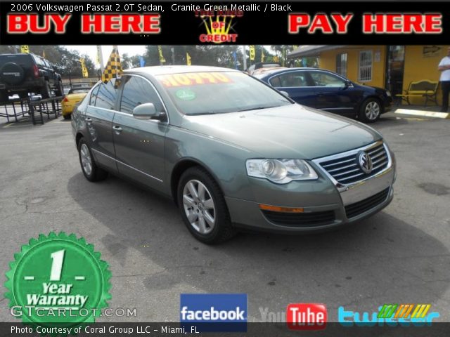 2006 Volkswagen Passat 2.0T Sedan in Granite Green Metallic