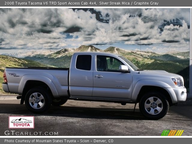 2008 Toyota Tacoma V6 TRD Sport Access Cab 4x4 in Silver Streak Mica