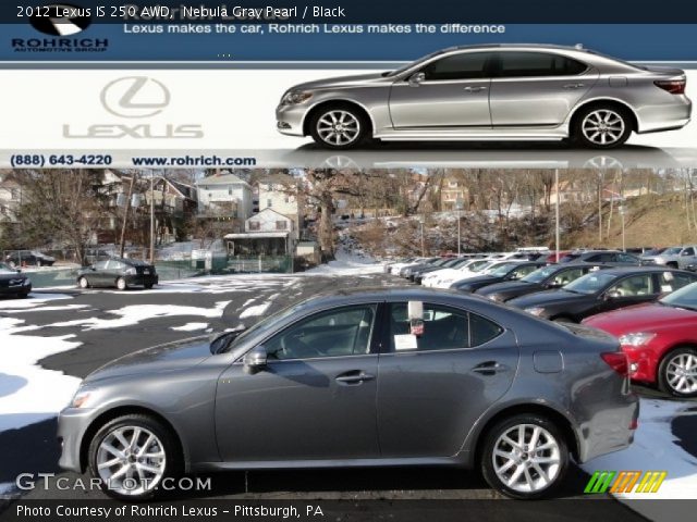 2012 Lexus IS 250 AWD in Nebula Gray Pearl