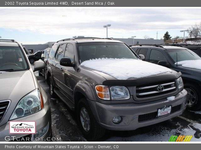 2002 Toyota Sequoia Limited 4WD in Desert Sand Mica