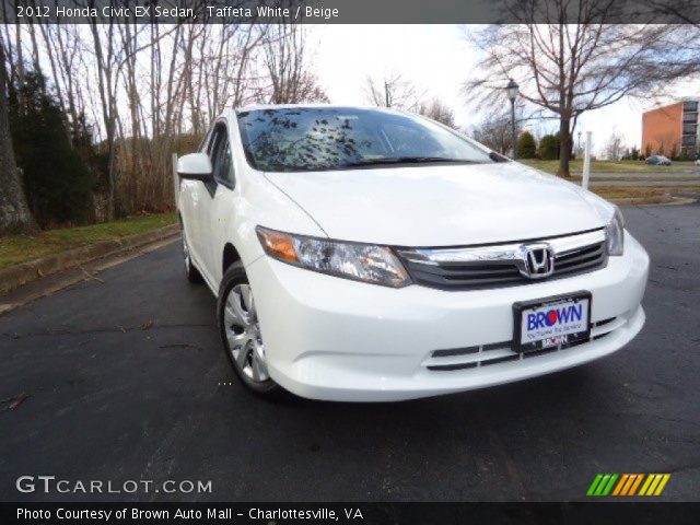 2012 Honda Civic EX Sedan in Taffeta White