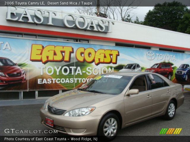 2006 Toyota Camry LE in Desert Sand Mica