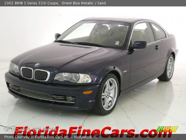 2002 BMW 3 Series 330i Coupe in Orient Blue Metallic