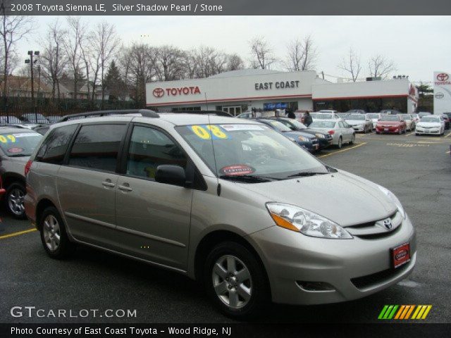 2008 Toyota Sienna LE in Silver Shadow Pearl