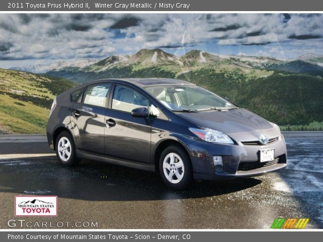 2011 Toyota Prius Hybrid II in Winter Gray Metallic