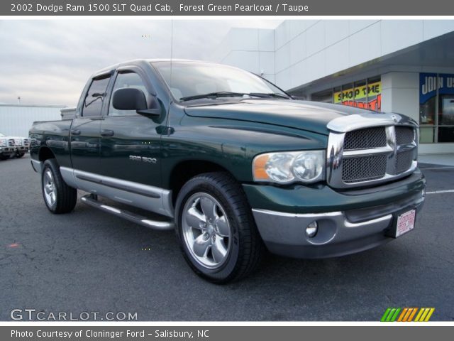 2002 Dodge Ram 1500 SLT Quad Cab in Forest Green Pearlcoat