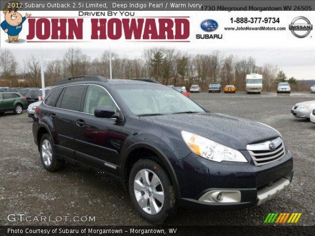 2012 Subaru Outback 2.5i Limited in Deep Indigo Pearl